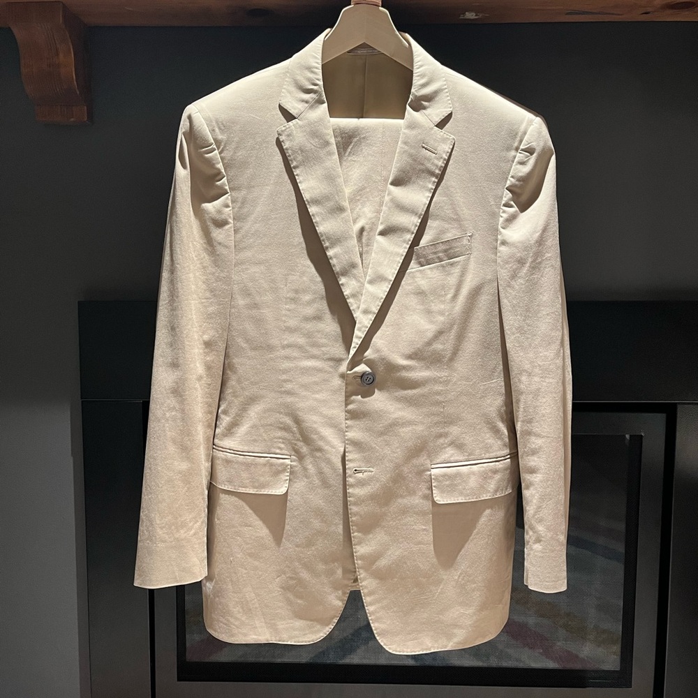 Canali Cotton-Blend Twill Two-piece Suit